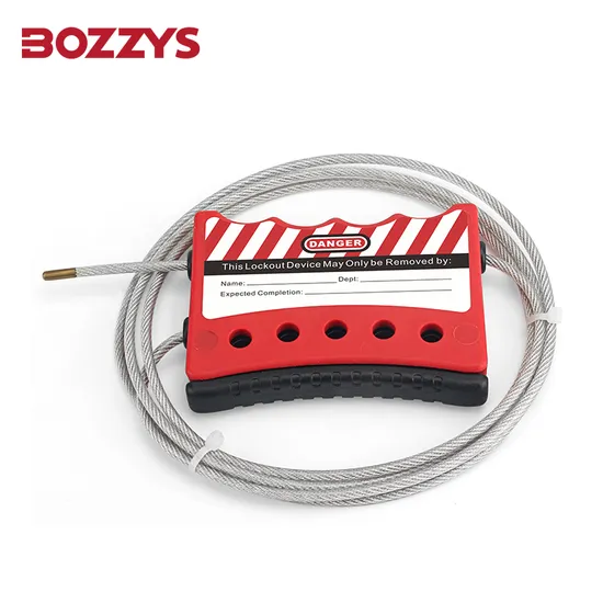 Bozzys 1.6m Steel Cable Lock and Wire Cable Lockout