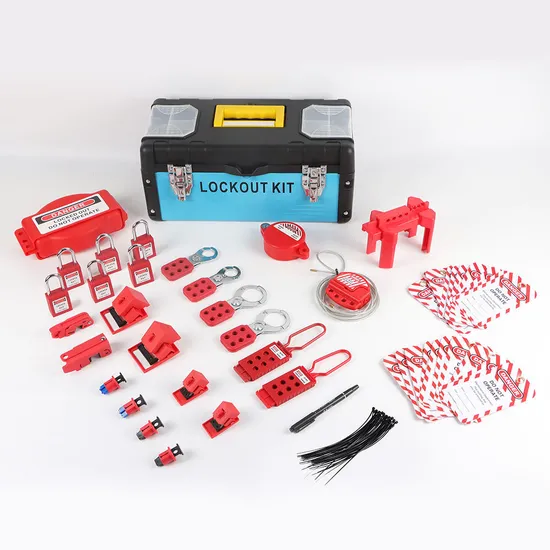Industrial Safety Valve Lockout Tagout Kit for Electrical Equipment
