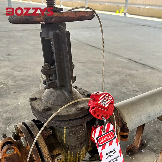 Bozzys 6mm Dia Adjustable Nylon PA Safety Cable Lockout