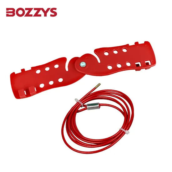 OEM Fish Shape Impact Resistant Plastic Cable Lockout