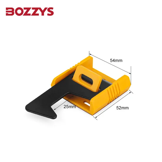 Multifunction Industrial Electrical Knife Switch or Handle Switch Lockout Device with Adhesive and Mounting Screws