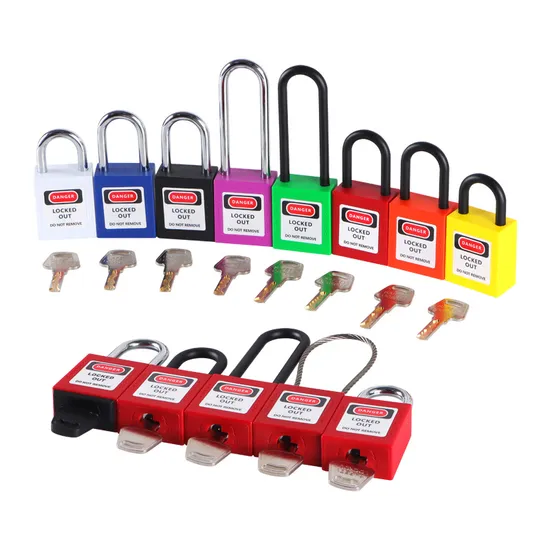 Durable 38mm Safety Padlock Lockout with Keyed Alike Design