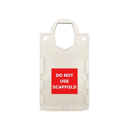 ABS Scaffold Safety Tag Lockout Scaffolding Holder Tag 