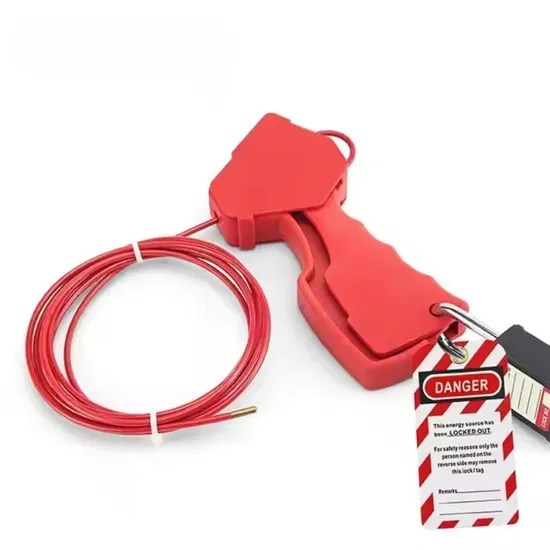 Stainless Steel Adjustable Cable Lockout for Irregular Equipment Fastening 