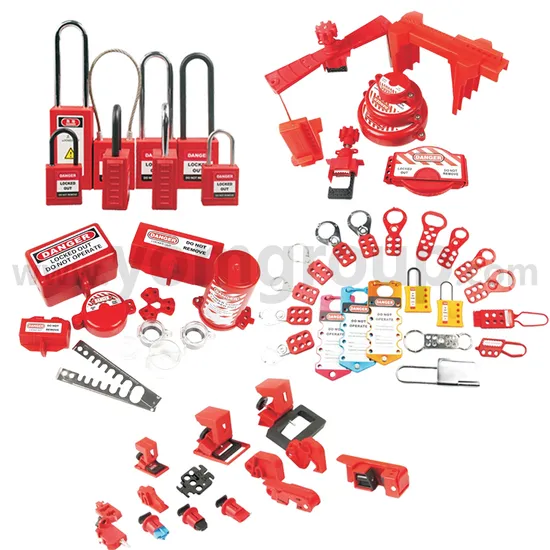Electrical Lockout Safety Miniature Circuit Breaker Lockout with Fixed Handle 