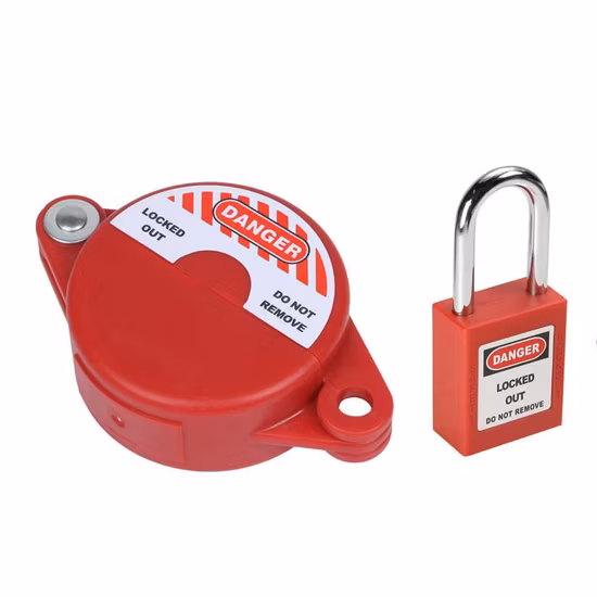 Durable Plastic Nylon ABS Gas Cylinder Lockout for Valve Safety 