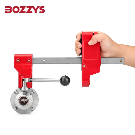 Adjustable Device to Fits 70mm to 210mm Valves Sanitary Butterfly Valve Lockout 