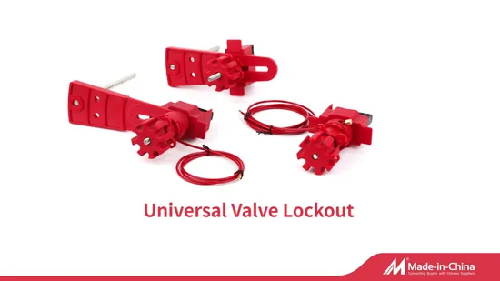 Universal Valve Lockout Tagout Can Be Equipped with Cables and Arms 