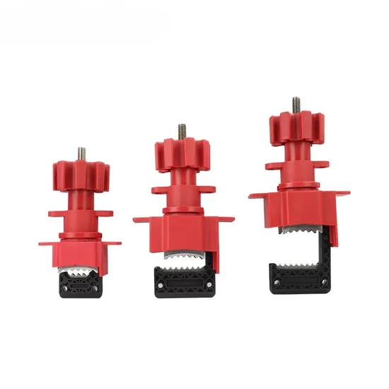 Universal Gate Valve Lockout Device with Durable Coated Cable 