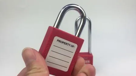 38mm Steel Shackle Loto Safety Padlock Lockout with Security Lock 