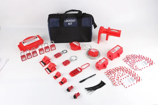 Portable Lockout Tagout Kit Bag for Safety Professionals 