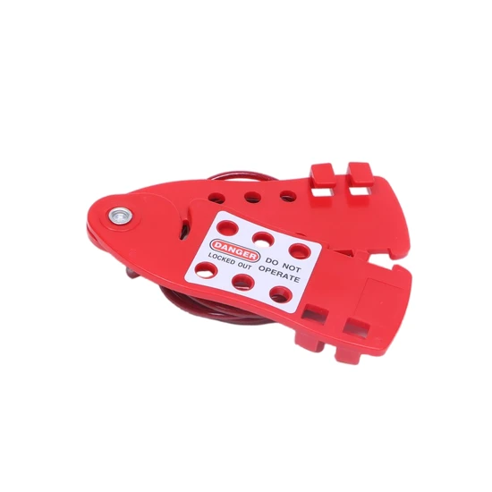 6 Lock Holes Stainless Steel Cable Lockout for Securing Equipment 