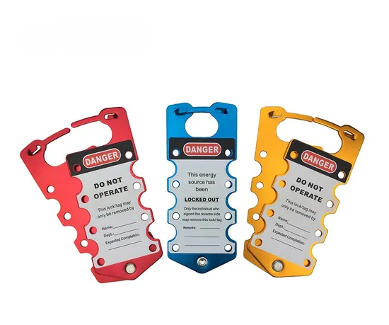 Reliable OEM Aluminum Lockout Hasp for Secure Tagout Solutions 