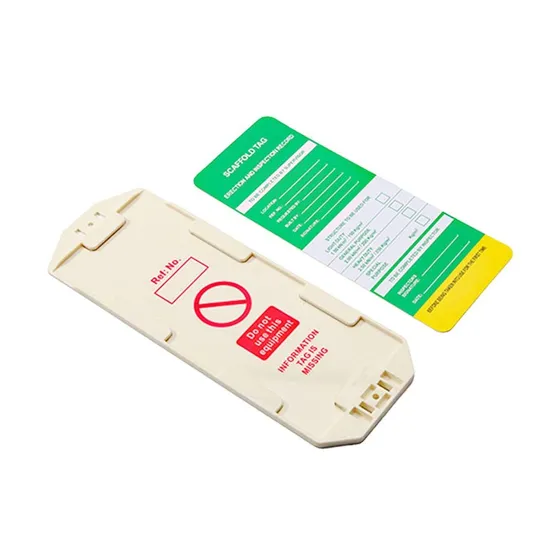 Durable ABS Lockout Tag Holder for Safety Compliance 