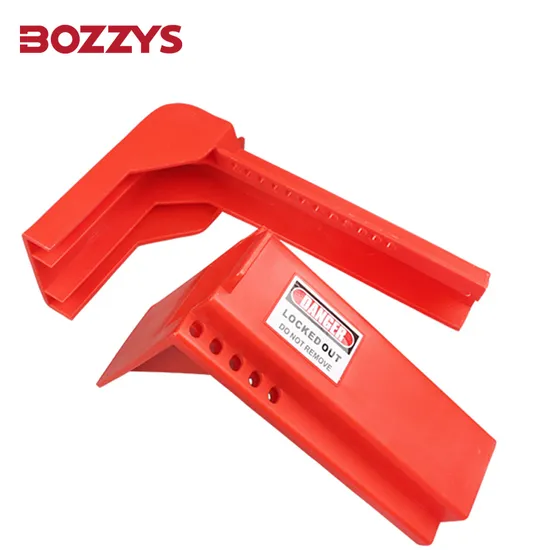 Bozzys PP Adjustable Standard Safety Ball Valve Lockout 