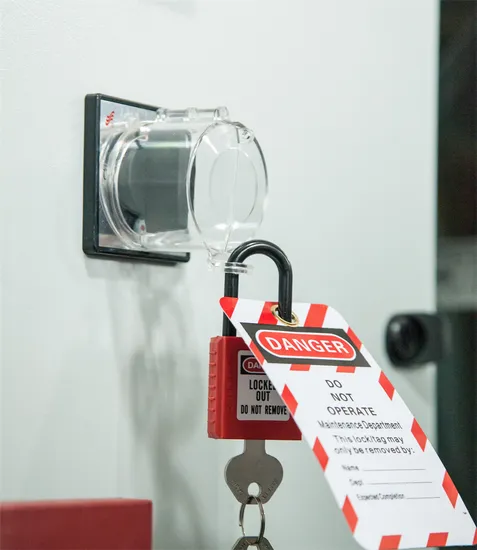 Industrial Push Button Lockout Tagout Equipment for Electrical Safety 