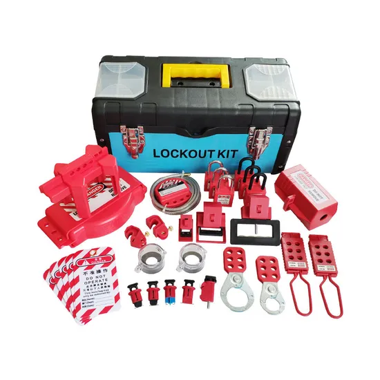 Qvand Group Safety Lockout Tagout Kit Electrical Lock Breaker Tools Loto Kit 