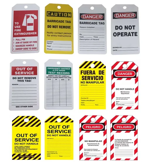 Lockout Tags by